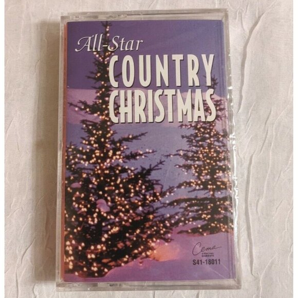90s Cassette Country Christmas Tape Tanya Tucker Randy Travis All Star Retro NEW - Picture 4 of 8